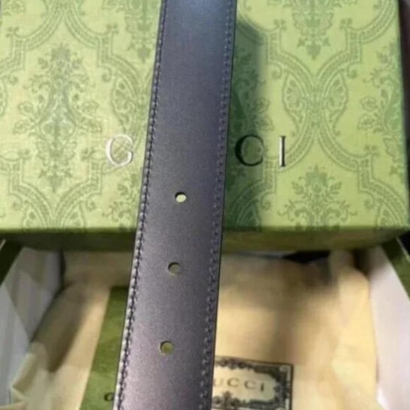 Gucci Double G Reversible Belt Sz 90cm - Picture 4 of 5